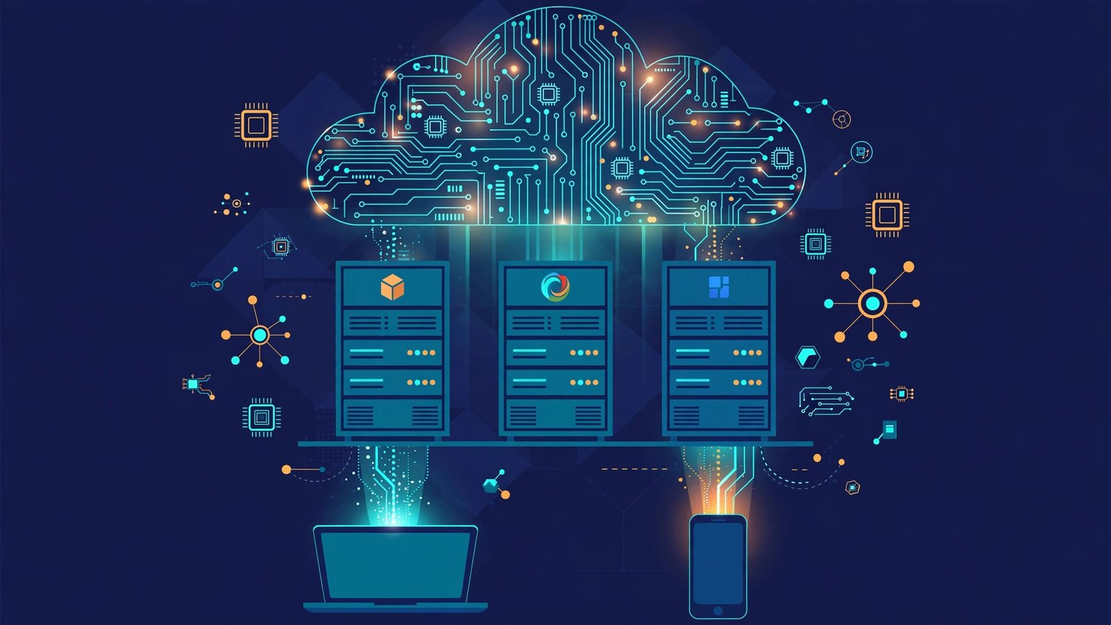 Read more about the article What Is AI Cloud Computing? Explained Simply — How AWS, Google and Azure Run AI